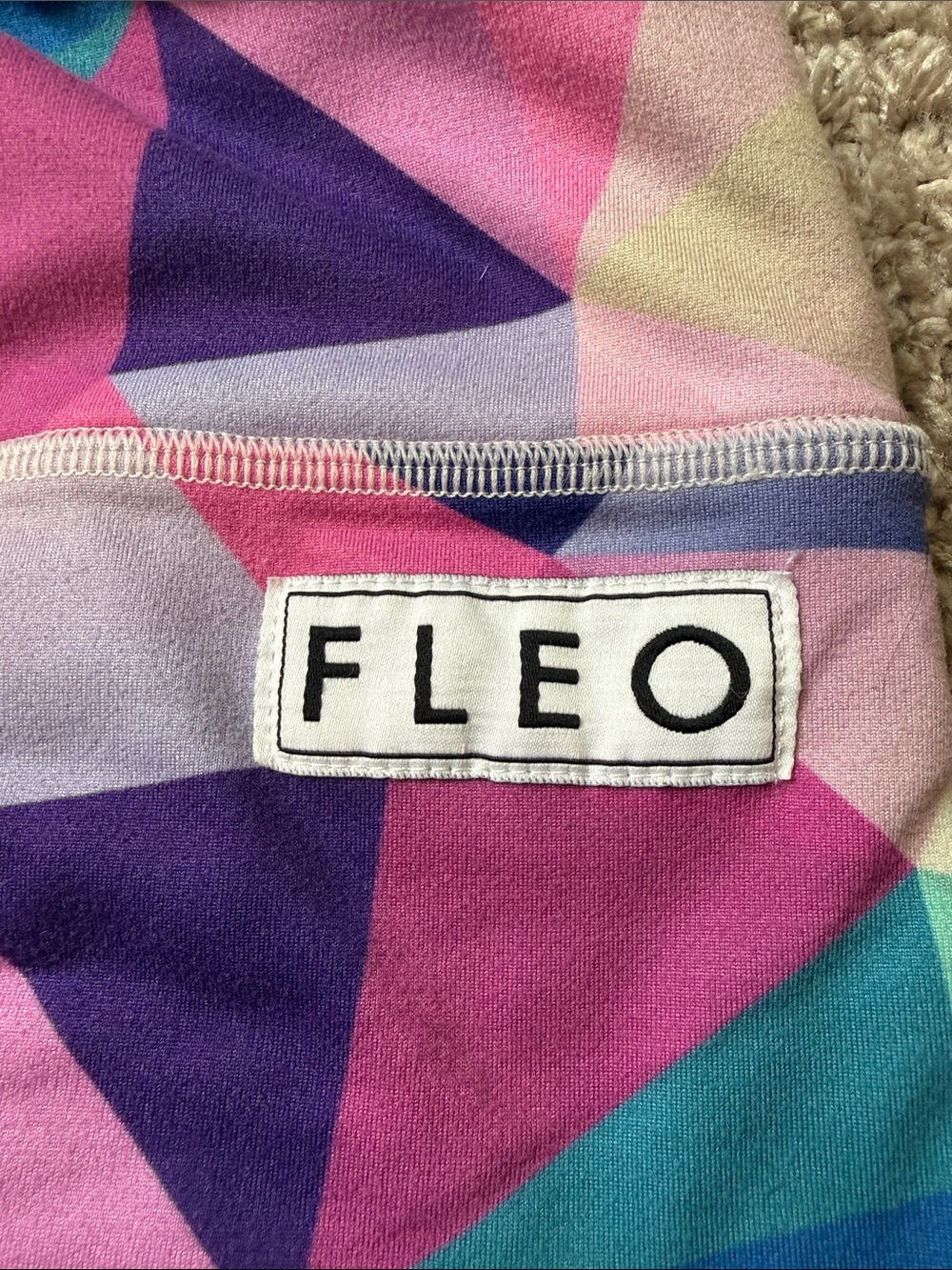 High Rise Fleo Shorts - Picture 4 of 4